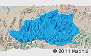 Political Panoramic Map of Menchum, lighten, semi-desaturated