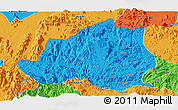 Political Panoramic Map of Menchum