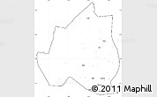 Blank Simple Map of Menchum, cropped outside