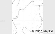 Blank Simple Map of Menchum, no labels