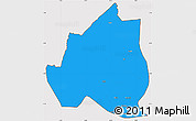 Political Simple Map of Menchum, cropped outside