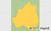 Savanna Style Simple Map of Menchum