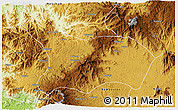Physical 3D Map of Mezam