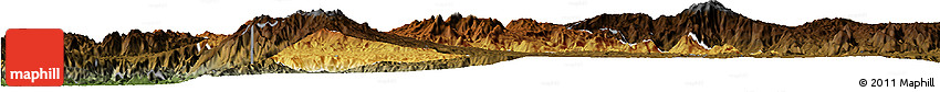 Physical Horizon Map of Mezam, darken