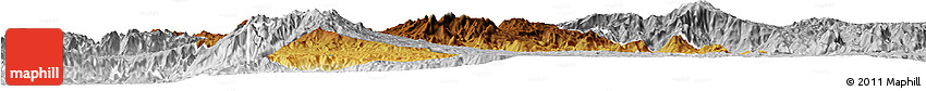 Physical Horizon Map of Mezam, lighten, desaturated