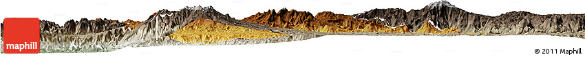 Physical Horizon Map of Mezam, semi-desaturated