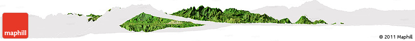Satellite Horizon Map of Mezam, cropped outside