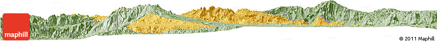 Savanna Style Horizon Map of Mezam
