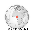 Outline Map of Mezam