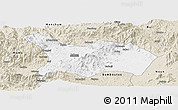 Classic Style Panoramic Map of Mezam