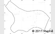 Blank Simple Map of Mezam, cropped outside, no labels