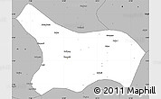 Gray Simple Map of Mezam