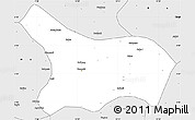 Silver Style Simple Map of Mezam