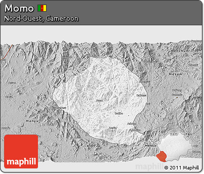 Gray 3D Map of Momo