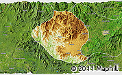 Physical 3D Map of Momo, satellite outside