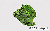 Satellite 3D Map of Momo, cropped outside