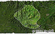 Satellite 3D Map of Momo, darken