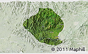 Satellite 3D Map of Momo, lighten