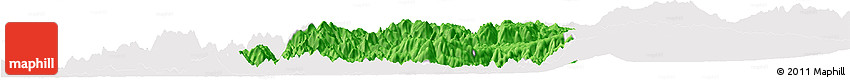 Political Horizon Map of Momo, single color outside