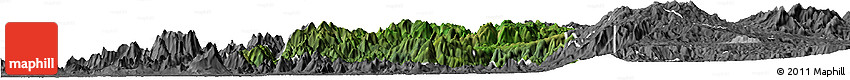 Satellite Horizon Map of Momo, desaturated