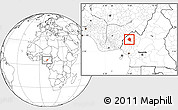 Blank Location Map of Momo