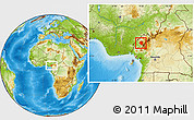 Physical Location Map of Momo