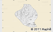 Classic Style Map of Momo, single color outside