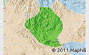 Political Map of Momo, lighten