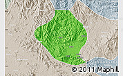 Political Map of Momo, lighten, semi-desaturated