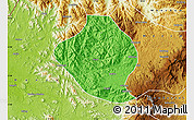 Political Map of Momo, physical outside