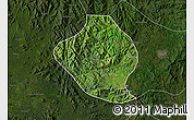 Satellite Map of Momo, darken