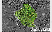 Satellite Map of Momo, desaturated
