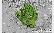 Satellite Map of Momo, lighten, desaturated