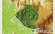 Satellite Map of Momo, physical outside