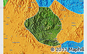 Satellite Map of Momo, political outside