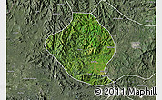 Satellite Map of Momo, semi-desaturated
