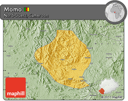 Savanna Style Map of Momo