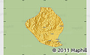 Savanna Style Map of Momo, single color outside