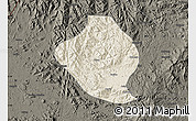 Shaded Relief Map of Momo, darken