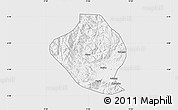 Silver Style Map of Momo, single color outside