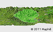 Political Panoramic Map of Momo, satellite outside