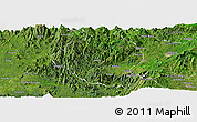 Satellite Panoramic Map of Momo