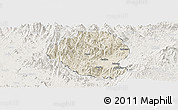 Shaded Relief Panoramic Map of Momo, lighten