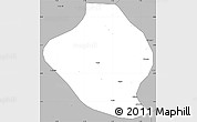 Gray Simple Map of Momo