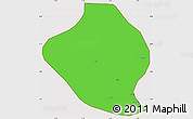 Political Simple Map of Momo, cropped outside