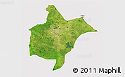 Satellite 3D Map of Benoue, cropped outside