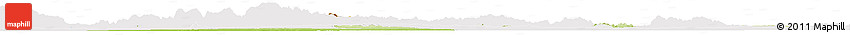 Physical Horizon Map of Benoue, cropped outside