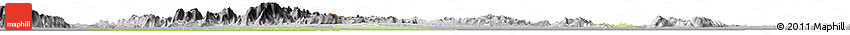 Physical Horizon Map of Benoue, desaturated