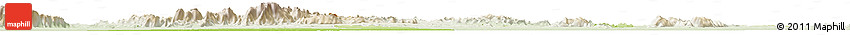 Physical Horizon Map of Benoue, lighten