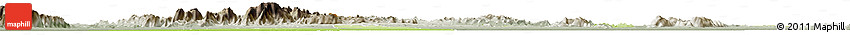 Physical Horizon Map of Benoue, semi-desaturated